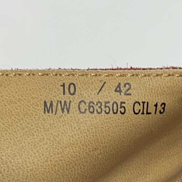 Born Concept Leather Coral Flower Wedged Sandals Size 10 Women’s - Picture 10 of 12